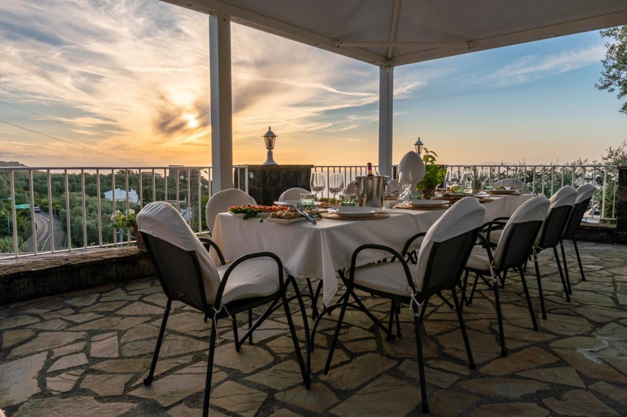 Villa Carolina Sorrento Private Heated Pool And Sea View Kültér fotó