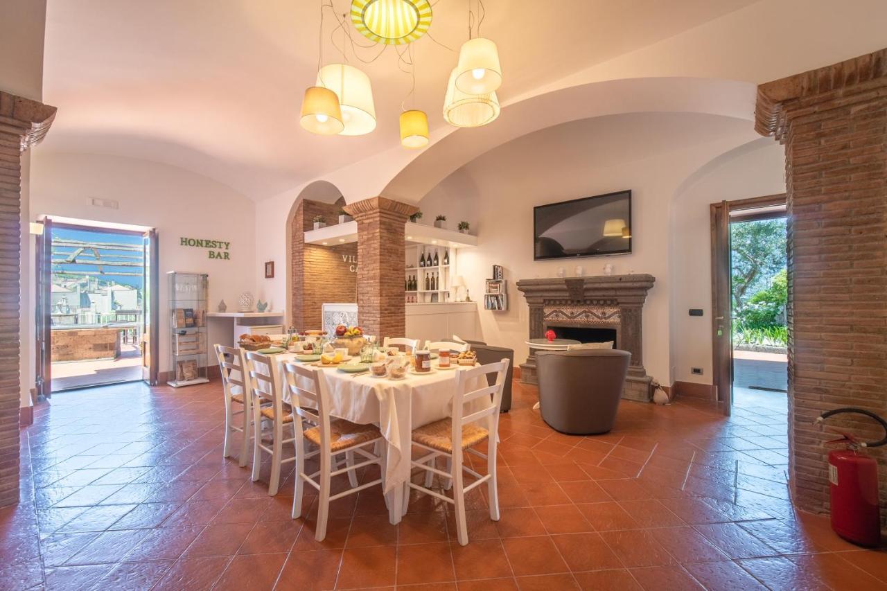 Villa Carolina Sorrento Private Heated Pool And Sea View Kültér fotó
