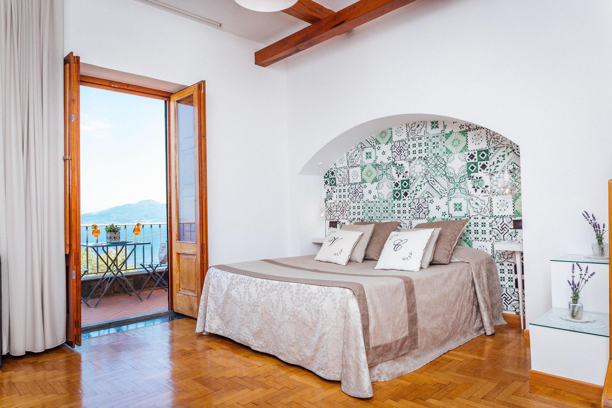 Villa Carolina Sorrento Private Heated Pool And Sea View Kültér fotó