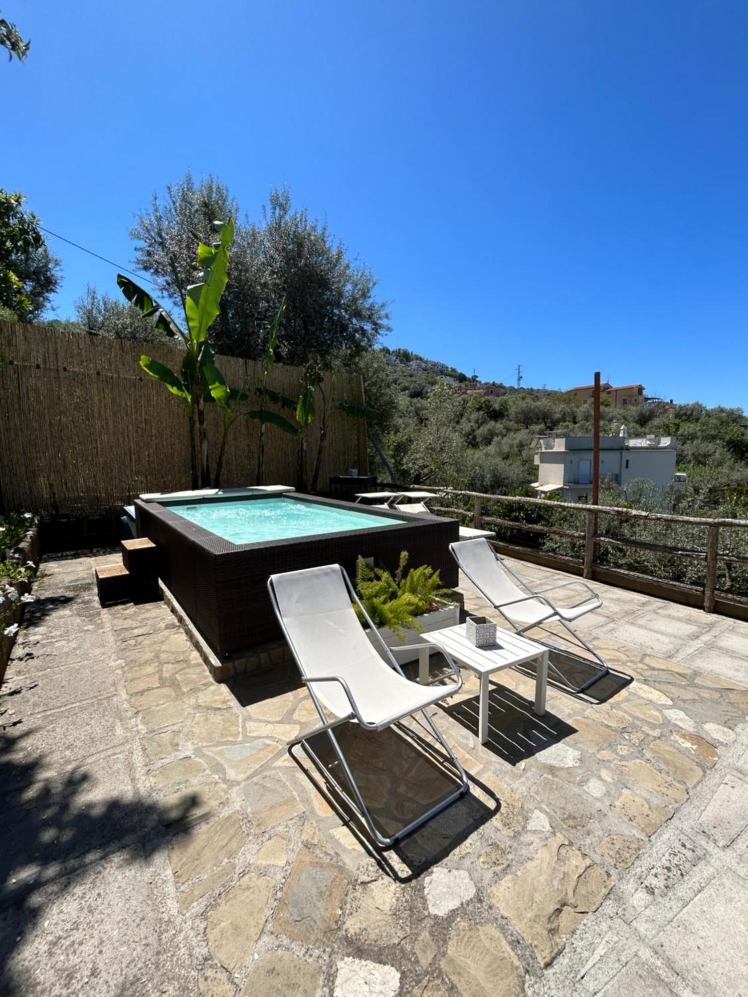 Villa Carolina Sorrento Private Heated Pool And Sea View Kültér fotó