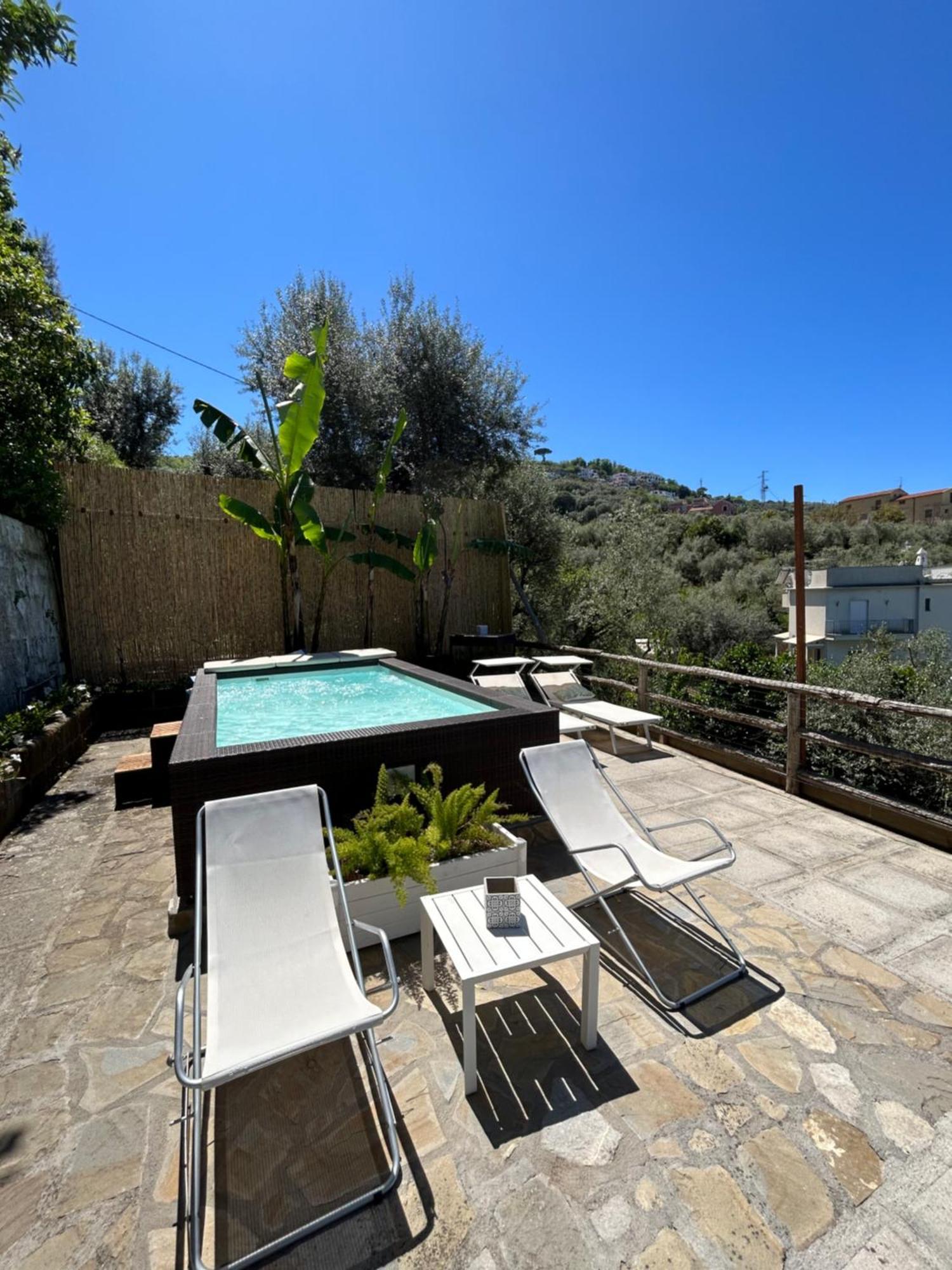 Villa Carolina Sorrento Private Heated Pool And Sea View Kültér fotó